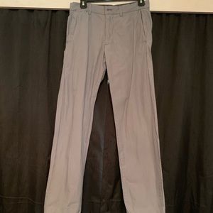 Calvin Klein Gray Pinstripe Pants